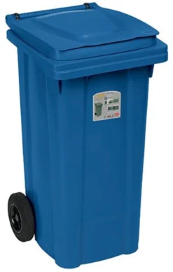 Bidone carellato Stefanplast 25698 URBAN ECO SYSTEM Blu