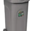Bidone carellato Stefanplast 25603 URBAN ECO SYSTEM con pedale Grigio