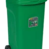 Bidone carellato Stefanplast 25601 URBAN ECO SYSTEM con pedale Verde