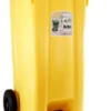 Bidone carellato Stefanplast 25705 URBAN ECO SYSTEM con pedale Giallo