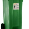 Bidone carellato Stefanplast 25701 URBAN ECO SYSTEM con pedale Verde