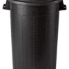 Bidone Stefanplast 25110+25990 con coperchio Nero