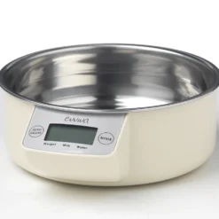 Bilancia da cucina digitale in ABS con ciotola in acciaio rimovibile, pesa fino a 5 kg, Ø cm - Evviva