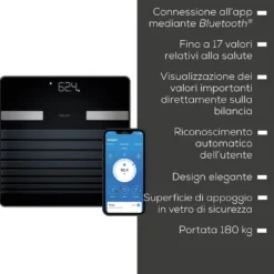 Bilancia diagnostica Beurer BF 451 Bluetooth con analisi 17 valori