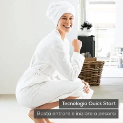Bilancia pesapersone Beurer GS 10 Glitter in vetro fino a 180 kg