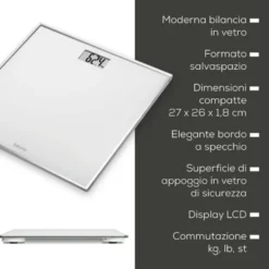 Bilancia pesapersone Beurer GS 120 con portata 150 kg