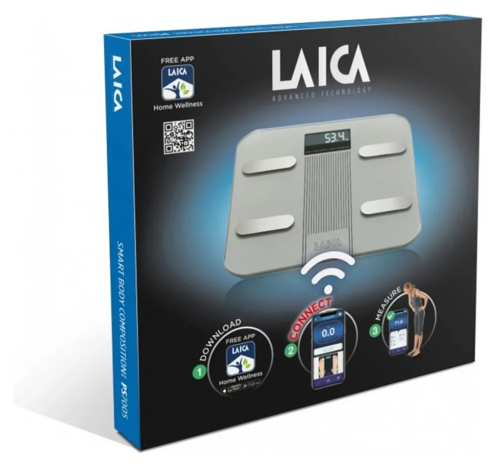 Bilancia pesapersone Laica PS7005S SMART Silver