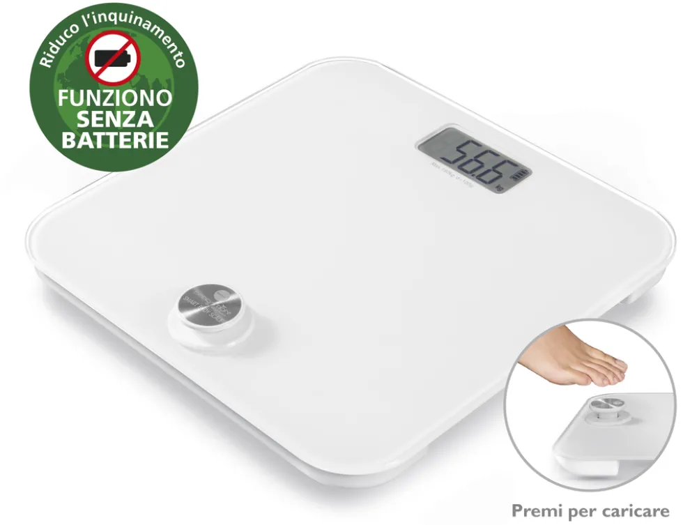 Bilancia pesapersone MACOM 869 SMART BODY SCALE ricaricabile