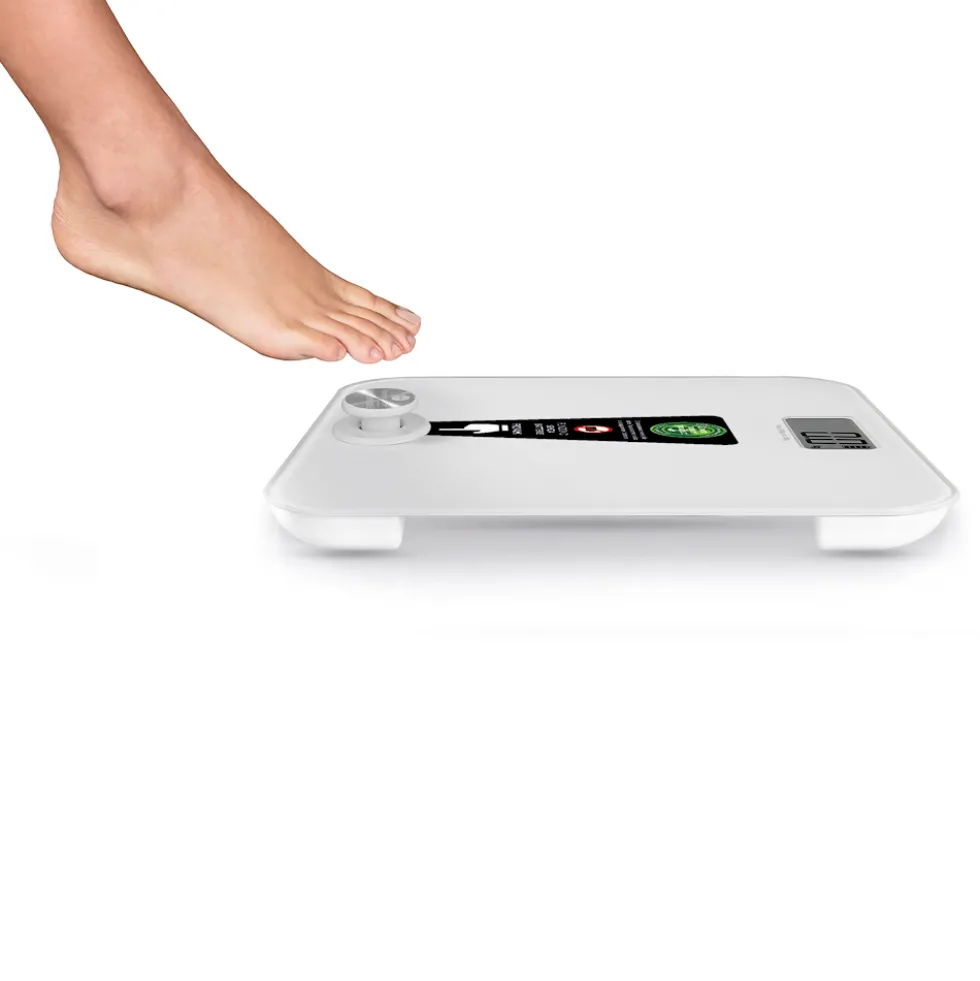 Bilancia pesapersone MACOM 869 SMART BODY SCALE ricaricabile