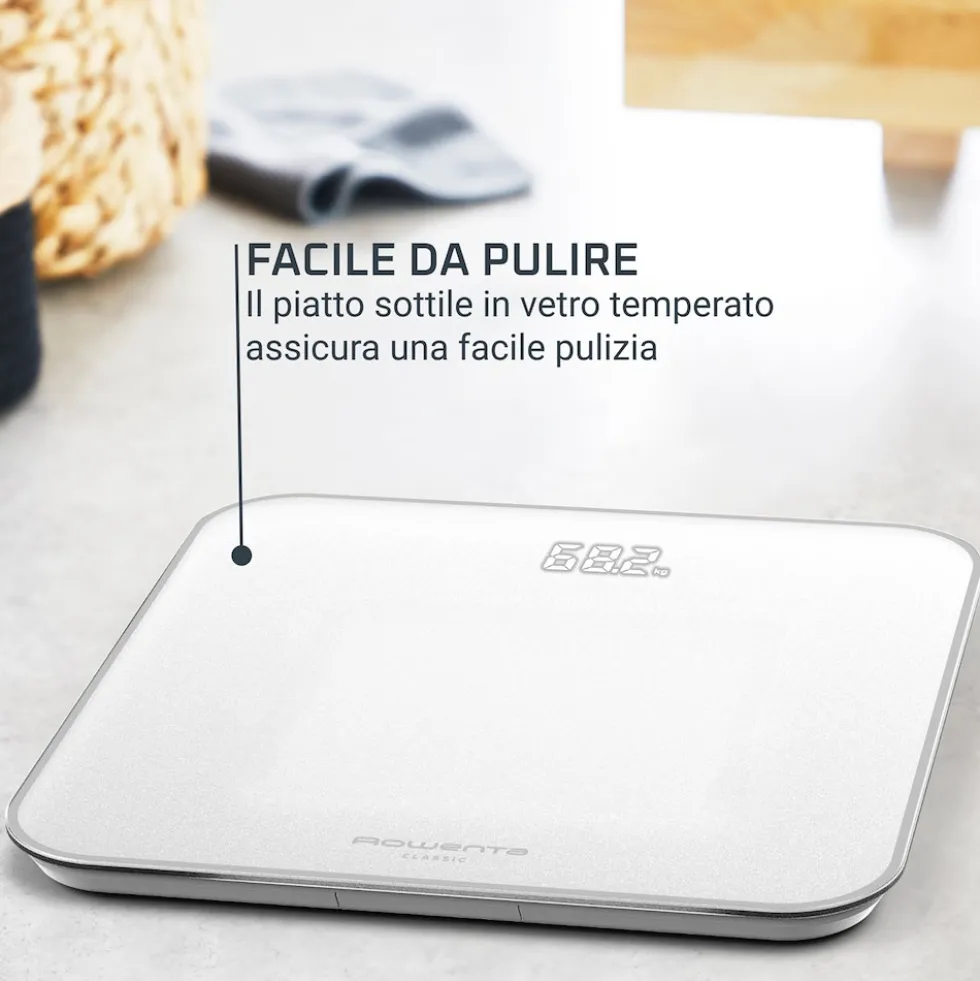 Bilancia pesapersone Rowenta BS1901V0 con display invisibile