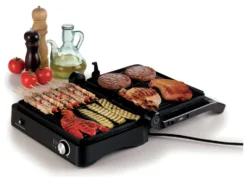 Bistecchiera elettrica Ariete 00C193400AR0 METALGRILL 3in1 Silver e Bl