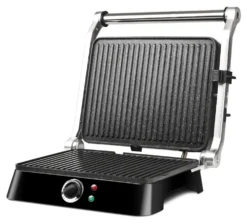 Bistecchiera elettrica Girmi BS4400 PETRAVERA Black e Silver