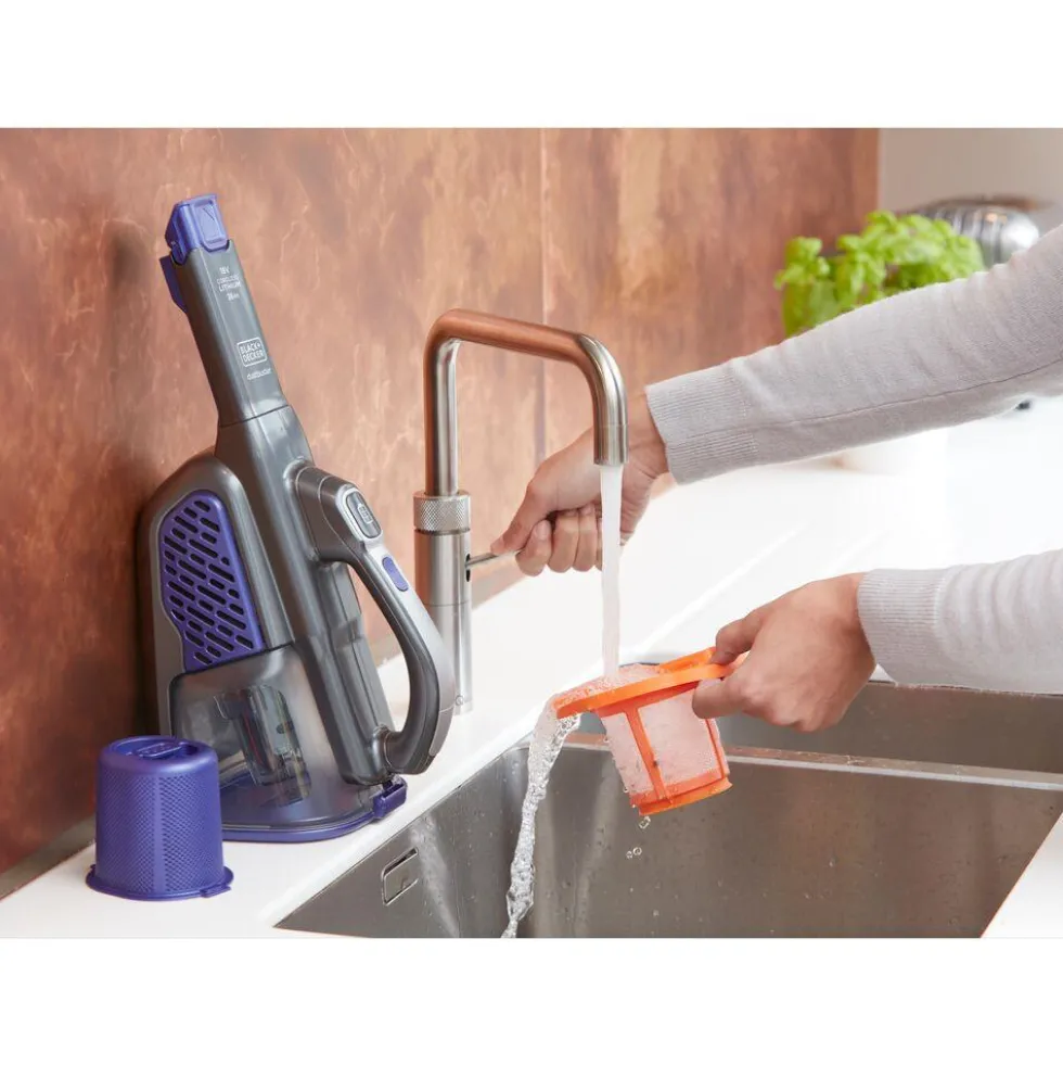 Black & Decker Aspirabriciole 18V C/Turbospazzola Batt.litio 2Mah