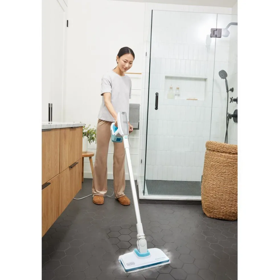 Black & Decker Scopa Vapore 1500W 2In1Gen.vapore Port. + Kit Estensione