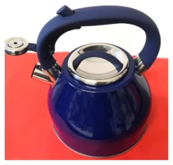 Bollitore Bialetti GNMWHITE006 con fischietto Blu