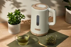 Bollitore elettrico Ariete 2846 Crema con finitura effetto legno