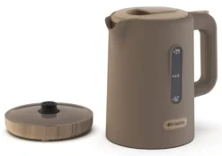 Bollitore elettrico ARIETE 2846 TORTORA con effetto legno e 1.7L
