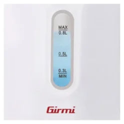 Bollitore elettrico (800ml) Girmi BL1000 BL10 Bianco e Rosso