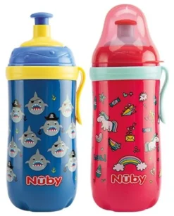 Borraccia Nuby NV0406012 Sipper Pop Up Assortito