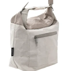 Borsa termica - lunch bag con tasca anteriore e zip, esterno in kraft paper e interno in PEVA/EVA 24 x 12 x h 34 cm - 6 l - Subway