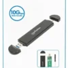 Box esterno hard disk Manhattan I CASE USB31C NGFFM2 USB C e USB A Bla