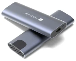 Box esterno hard disk Techly I CASE USB31C NVME2 USB 3.2 NVMe Grey