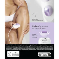 Braun Epilatore Con Filo 20Pinz 2Vel Luce Smart Rulli Massaggianti