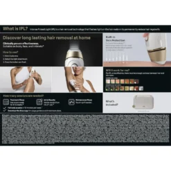 Braun Epilatore Luce Pulsata 400.000 Imp + Accessori