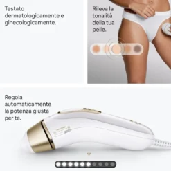 Braun Epilatore Luce Pulsata 400.000 Imp + Accessori