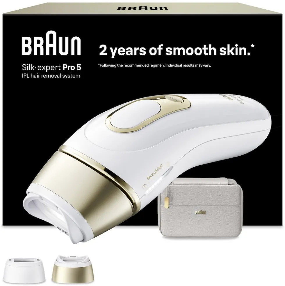 Braun Epilatore Luce Pulsata 400.000 Imp + Accessori