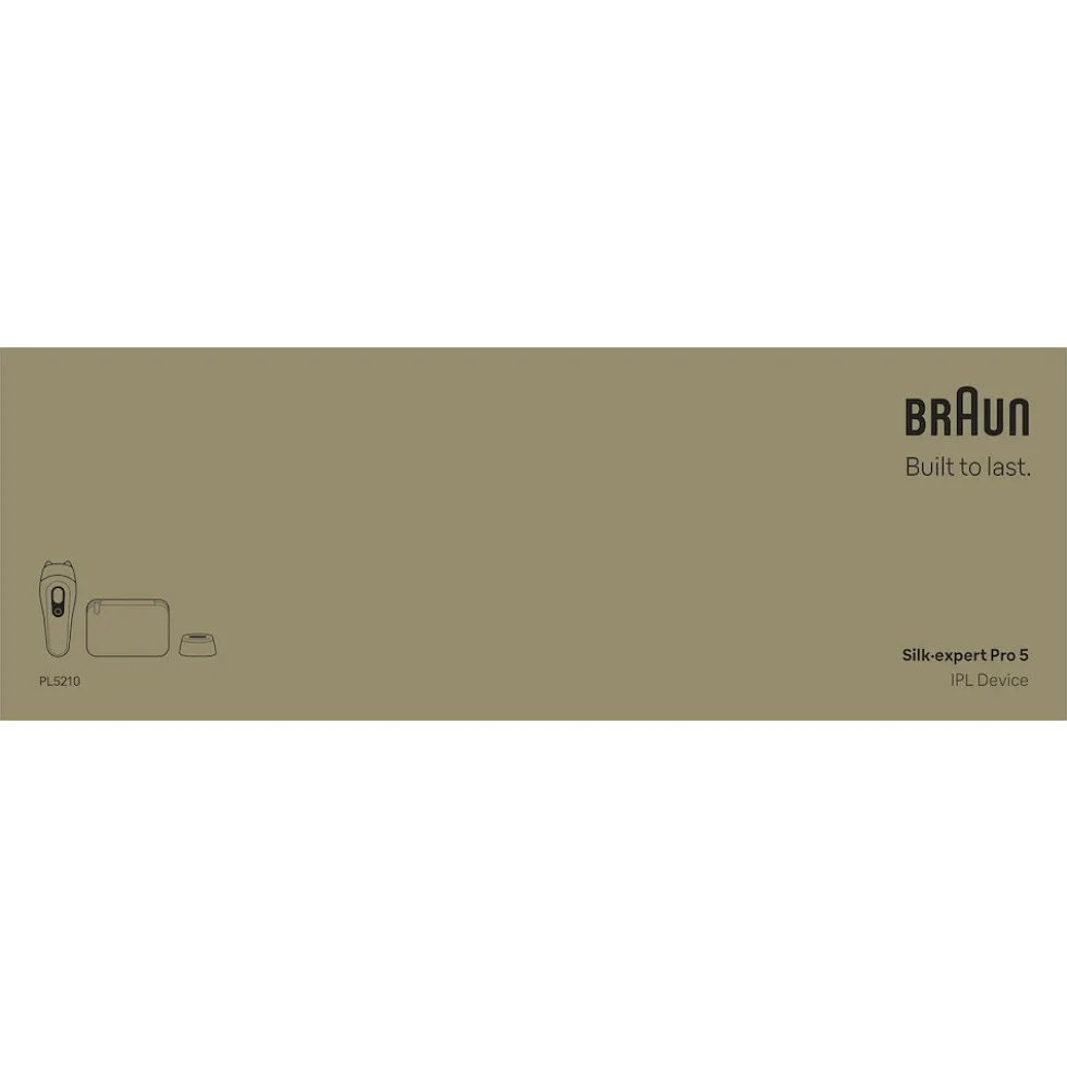 Braun Epilatore Luce Pulsata 400.000 Imp + Accessori