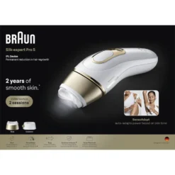 Braun Epilatore Luce Pulsata 400.000 Imp + Accessori