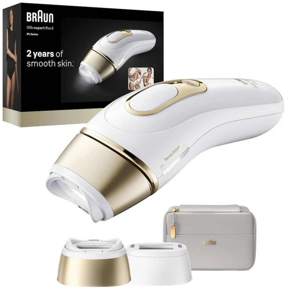 Braun Epilatore Luce Pulsata 400.000 Imp + Accessori