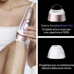Braun Epilatore Luce Pulsata 3Modalita'' + Accessori