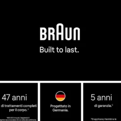 Braun Epilatore Luce Pulsata 3Modalita'' + Accessori