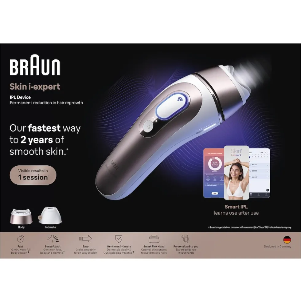 Braun Epilatore Luce Pulsata 3Modalita'' + Accessori