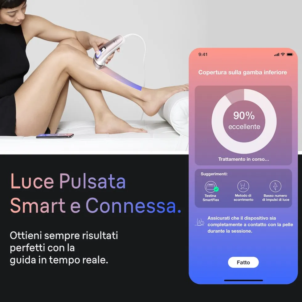 Braun Epilatore Luce Pulsata 3Modalita'' + Accessori