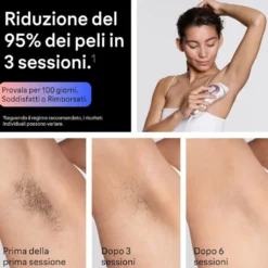 Braun Epilatore Luce Pulsata 3Modalita'' + Accessori