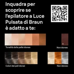 Braun Epilatore Luce Pulsata 3Modalita'' + Accessori