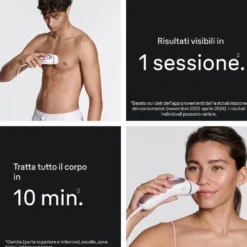 Braun Epilatore Luce Pulsata 3Modalita'' + Accessori