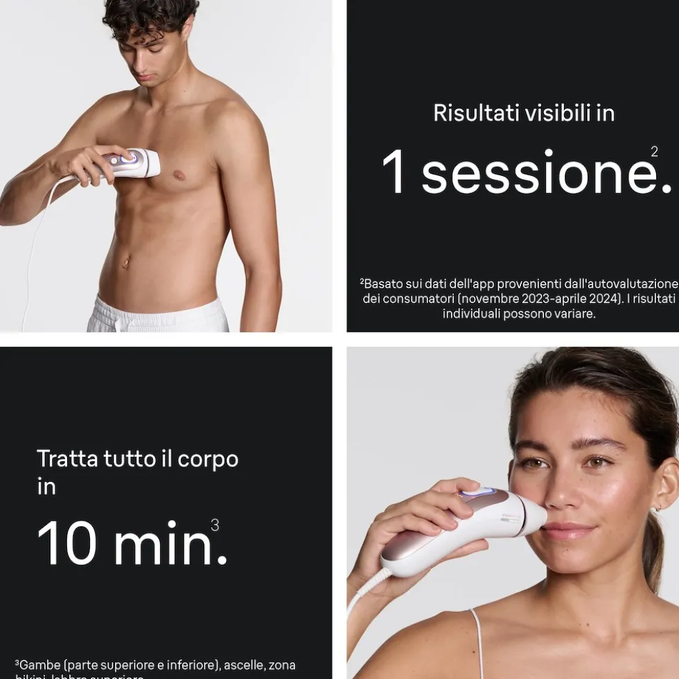 Braun Epilatore Luce Pulsata 3Modalita'' + Accessori