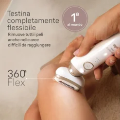 Braun Epilatore Ricaricabile Testina Flessibile