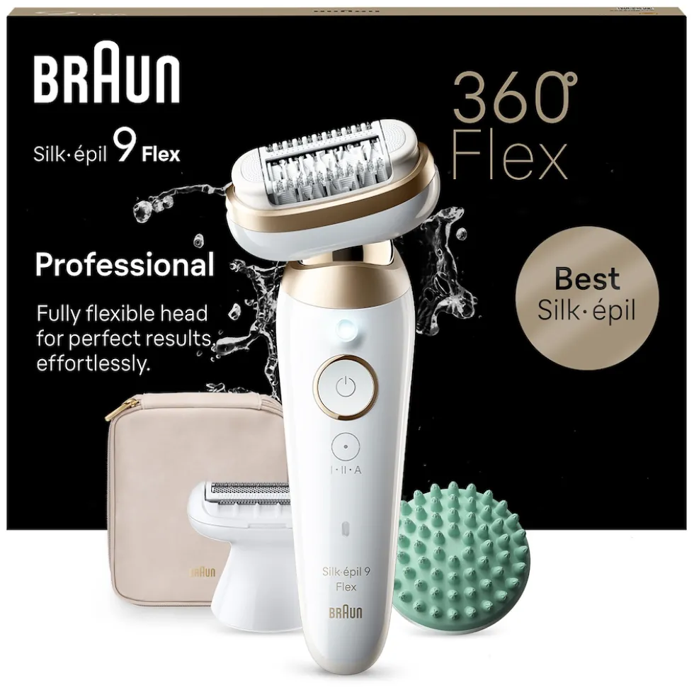 Braun Epilatore Ricaricabile Testina Flessibile