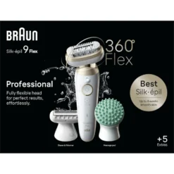 Braun Epilatore Ricaricabile Testina Flessibile