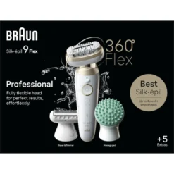 Braun Epilatore Ricaricabile Testina Flessibile