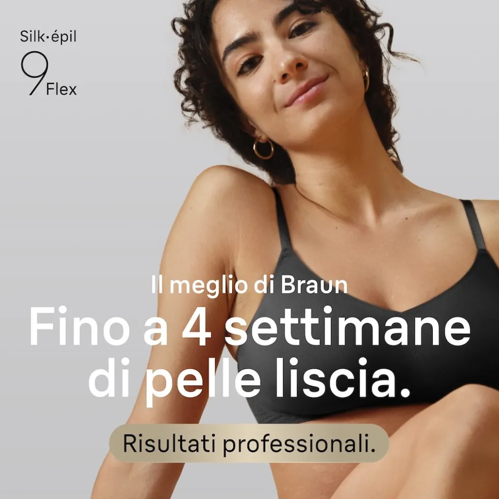 Braun Epilatore Ricaricabile Testina Flessibile