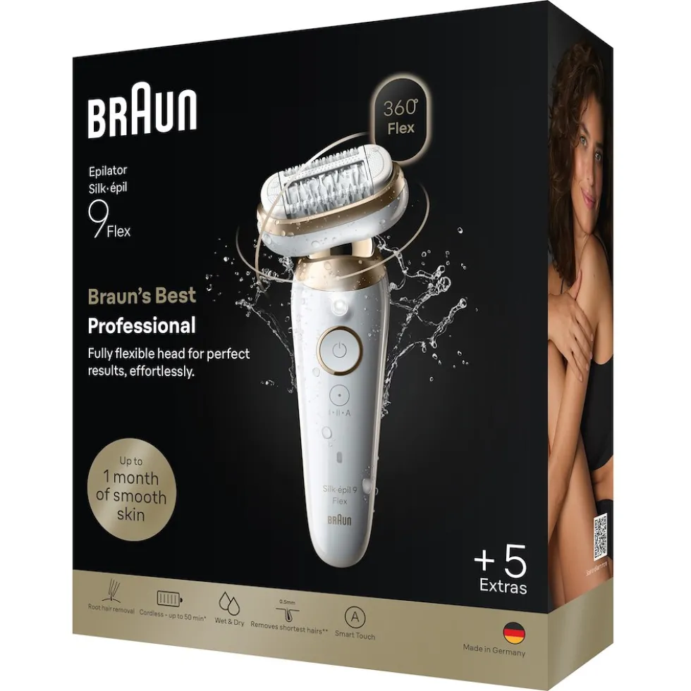 Braun Epilatore Ricaricabile Testina Flessibile