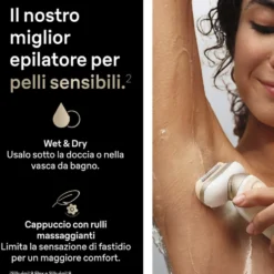 Braun Epilatore Ricaricabile Testina Flessibile
