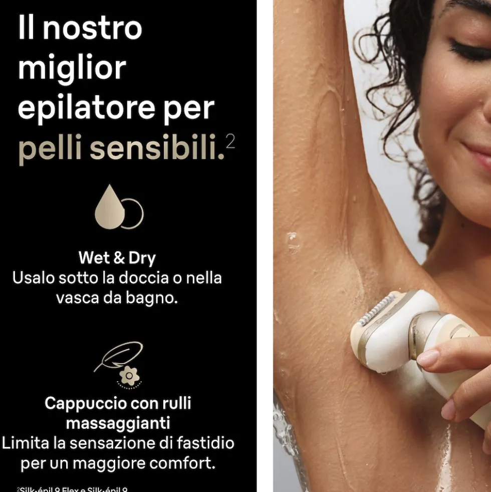 Braun Epilatore Ricaricabile Testina Flessibile