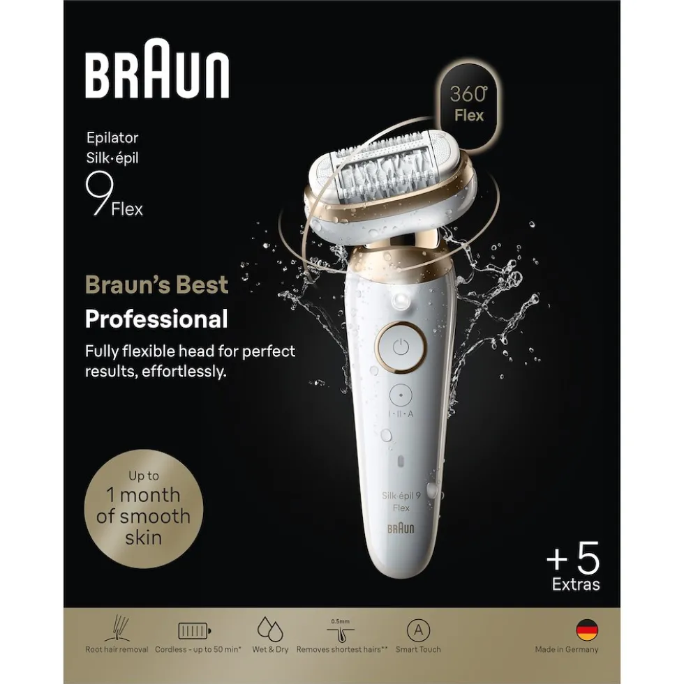 Braun Epilatore Ricaricabile Testina Flessibile